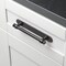 Gliderite Hardware 7-1/4 in. Oil Rubbed Bronze Rounded Back Plate 5-1/16 in. Center to Center - 7343-128-ORB 7343-128-ORB-1 - alternate 3